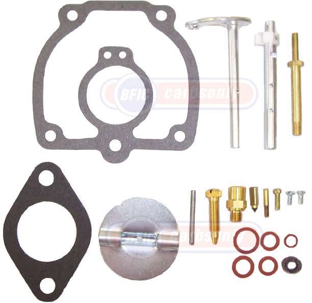 International carburetor kit with throttle sahft