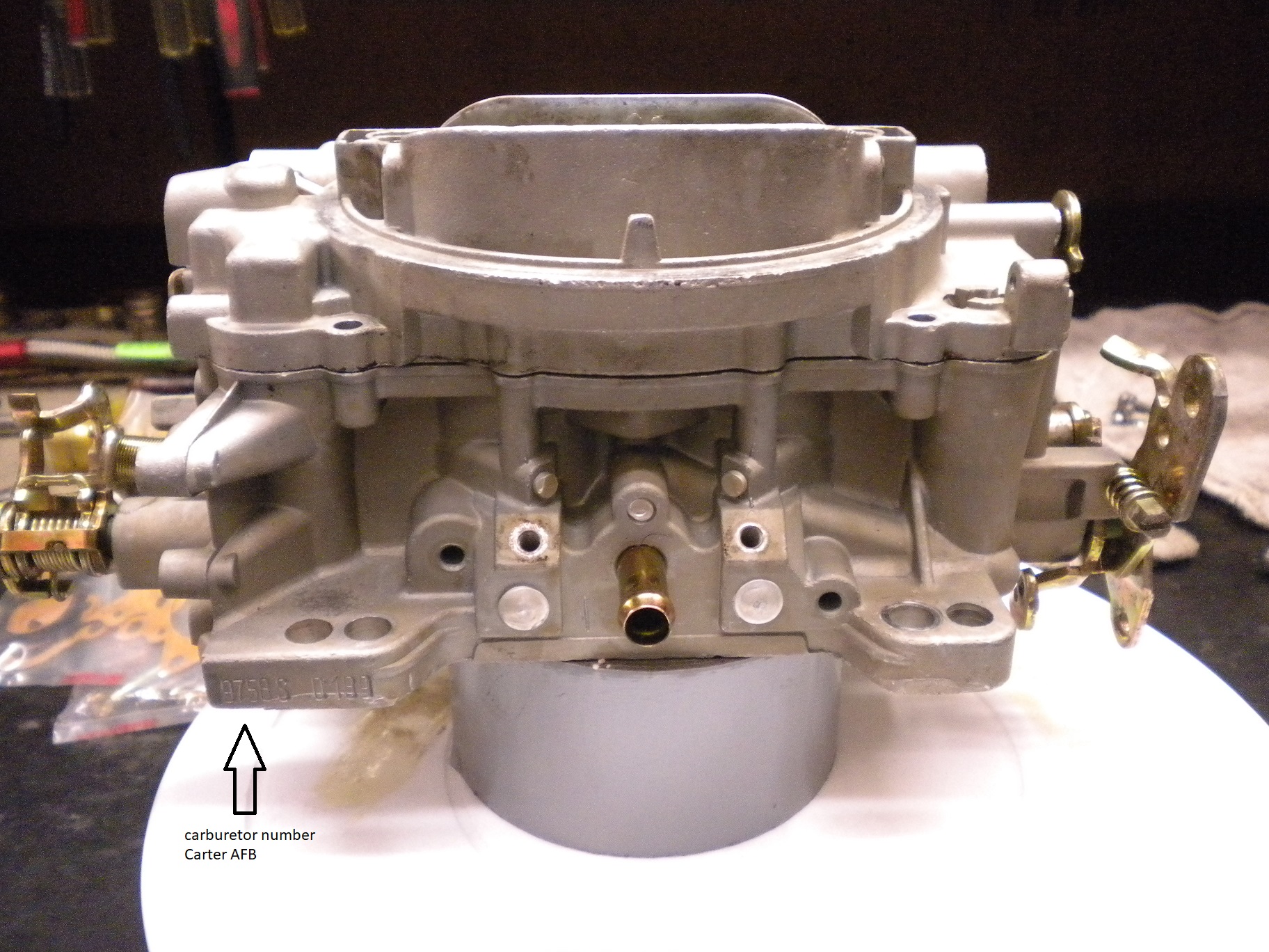 Carter AFB carburetor to Identefy