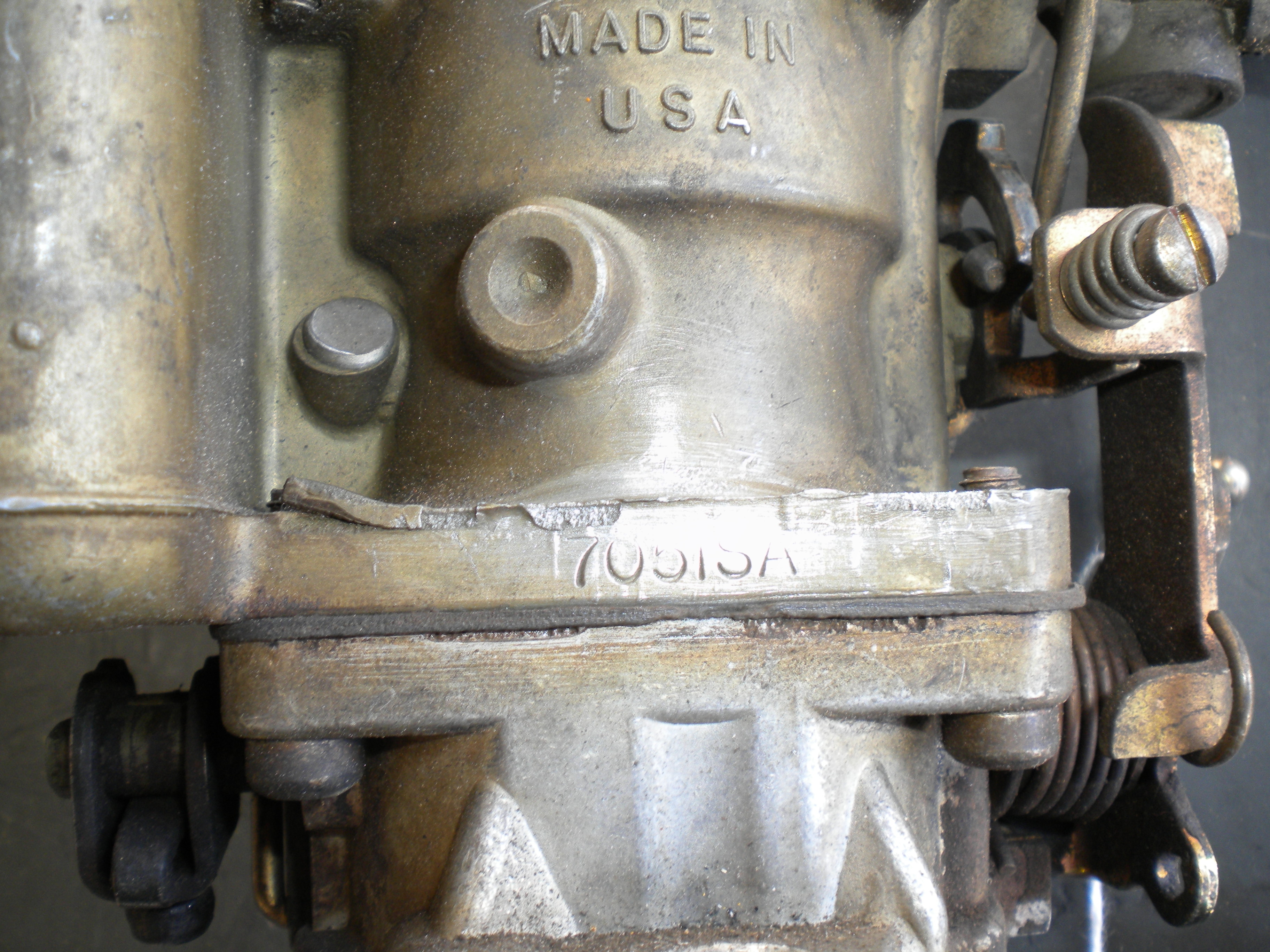 Carter Carburetor number