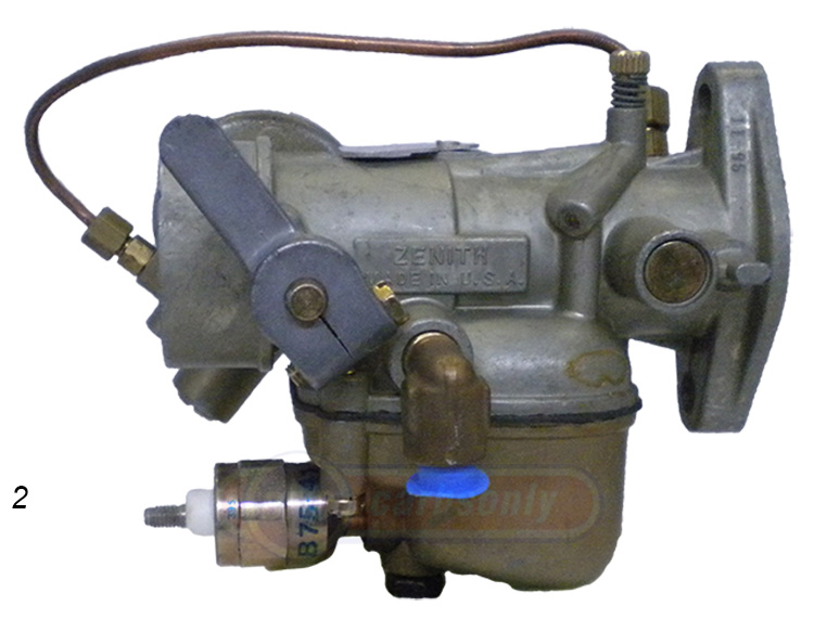 Zenith carburetor model 87 linkage side