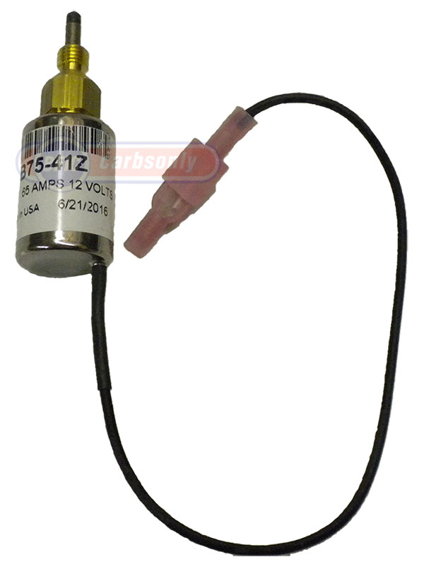 Zenith carburetor fuel solenoid