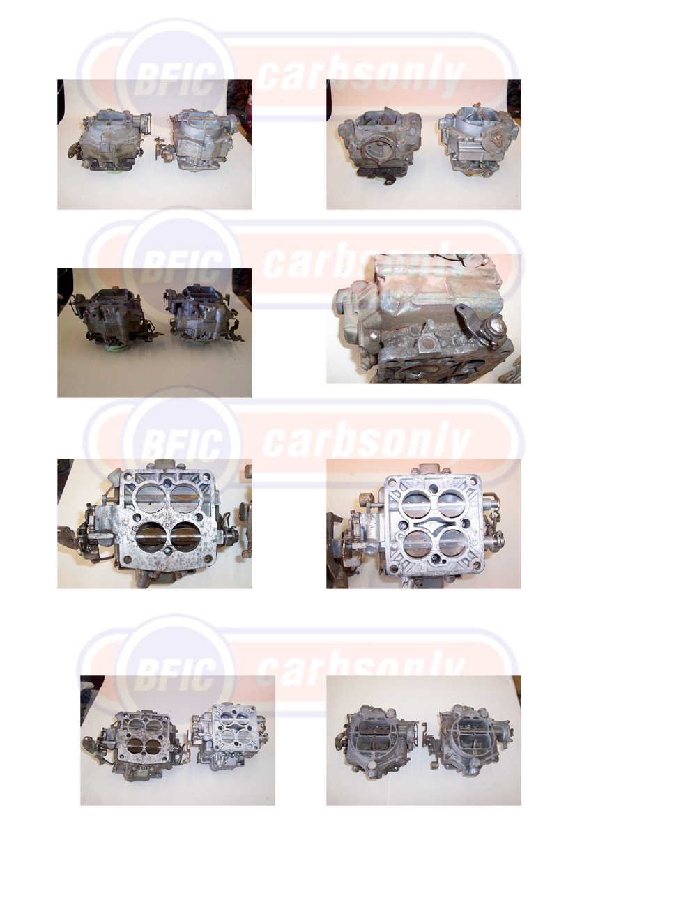 Carter Wcfb Pattern Carburetors to identify