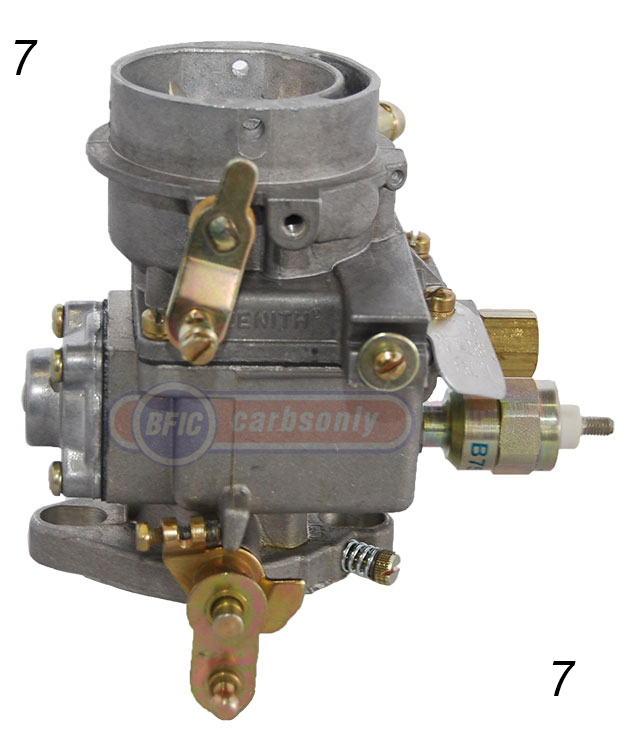 Zenith carburetor model 33 hand choke with solenoid B75-41Z